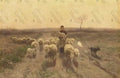 JRV Medium Rice Paper - Sheep at Sunset