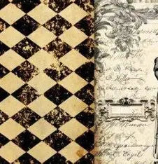 Roycycled Decoupage Paper - Harlequin Project Blocks (Retired)
