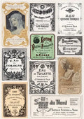 Decoupage Queen Rice Paper A4 - Perfume Labels