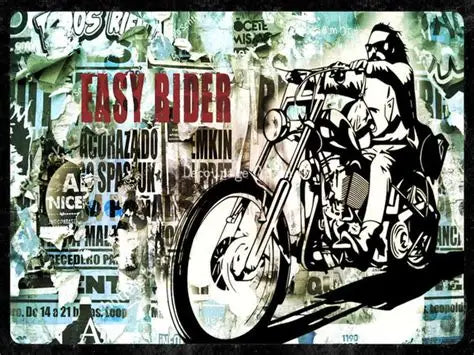 Decoupage Queen Rice Paper A3 - Andy Skinner Easy Rider