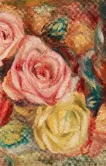 Roycycled Decoupage Paper - Textured Floral (Left) (Retired)