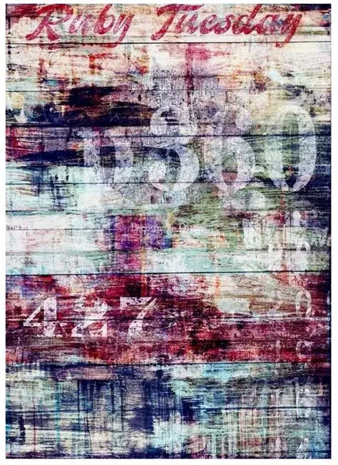 Decoupage Queen Rice Paper A3 - Andy Skinner Ruby Tuesday