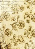 Roycycled Decoupage Paper - Distressed Grunge Floral (Retired)
