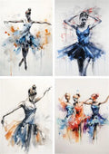Decoupage Queen Rice Paper A3 - Ballet 4 Pack by Andy Skinner
