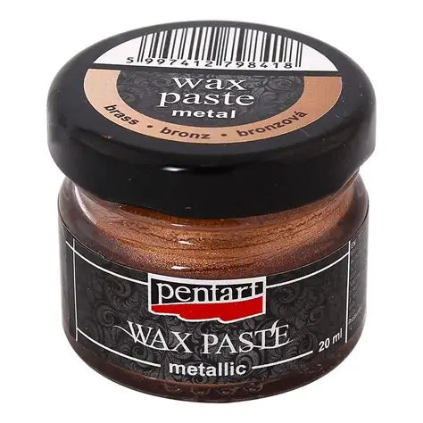 Pentart Metallic Wax Paste - Brass