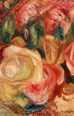 Roycycled Decoupage Paper - Textured Floral (Right) (Retired)