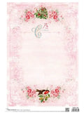 Decoupage Queen Rice Paper A3 - Calambour Pink Christmas Baroque