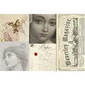 Roycycled Decoupage Paper - Romantic Blocks (Retired)