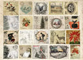 Roycycled Decoupage Paper - Christmas Postage
