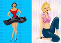 Roycycled Decoupage Paper - Paper Doll Pin Ups (Retired)