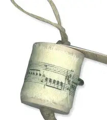Stamperia Fabric Printed Ribbon - Ivory Music