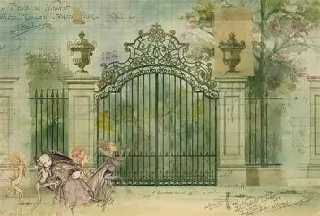 Roycycled Decoupage Paper - Fairy Gate (Retired)