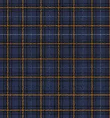 Roycycled Decoupage Paper - Blue Tartan (Retired)