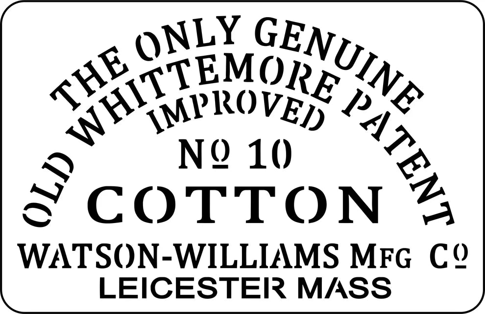 JRV Stencil - Old Whittemore Cotton