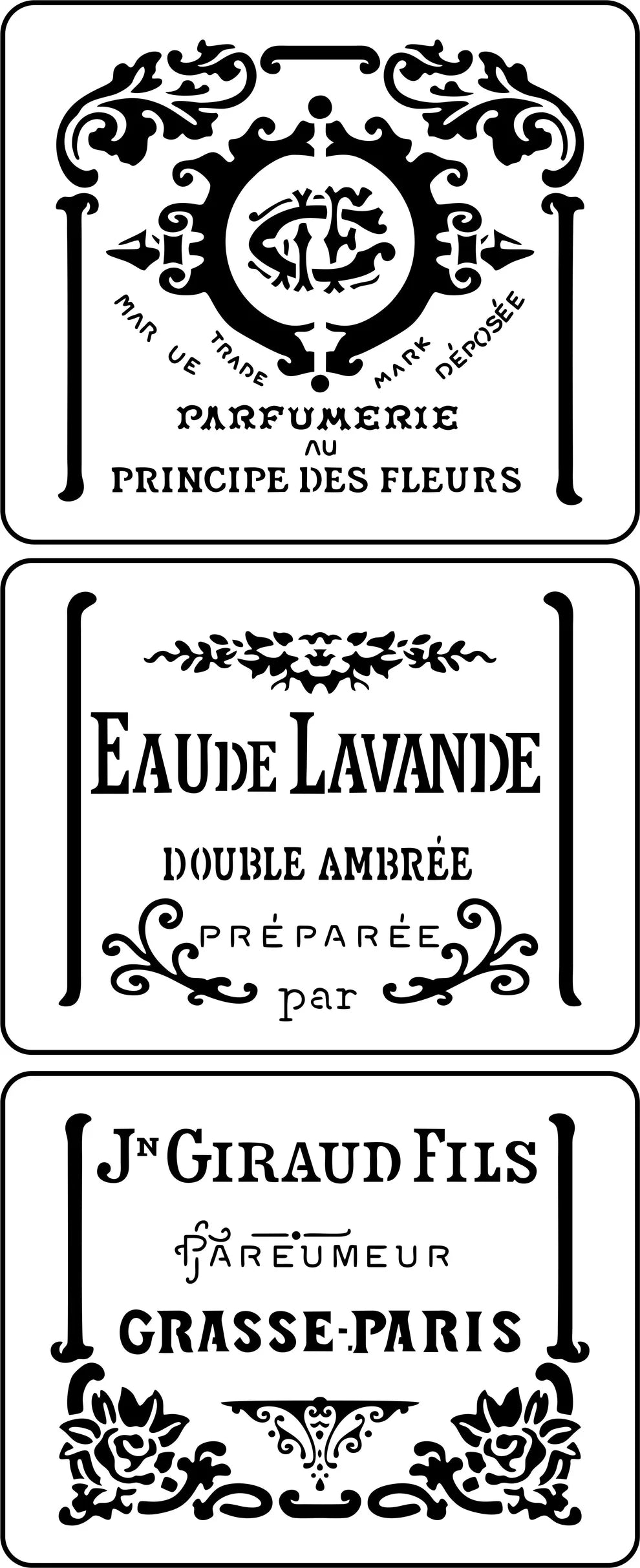 JRV Stencil - Parfumerie
