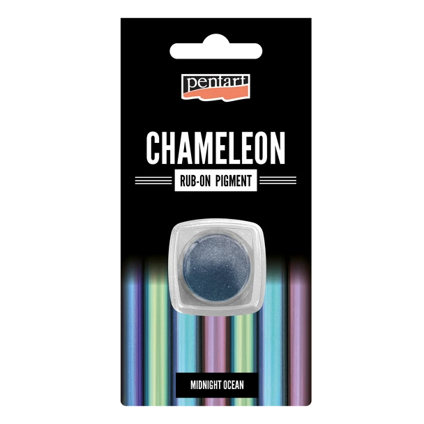 Pentart Chrome Rub-On Pigment - Midnight Ocean
