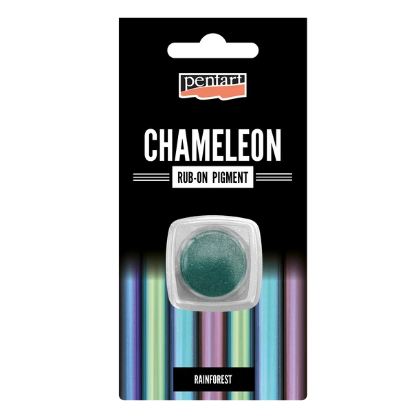Pentart Chrome Rub-On Pigment - Rainforest