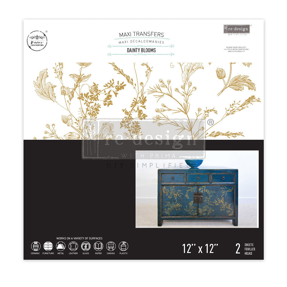 Re-design Transfer - Dainty Blooms