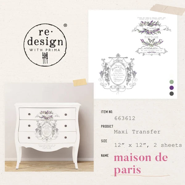 Re-design Transfer - Madison De Paris