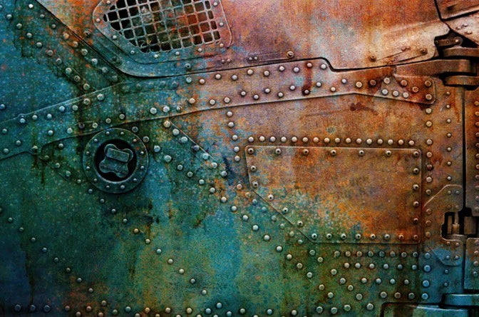 Roycycled Decoupage Paper - Rivets