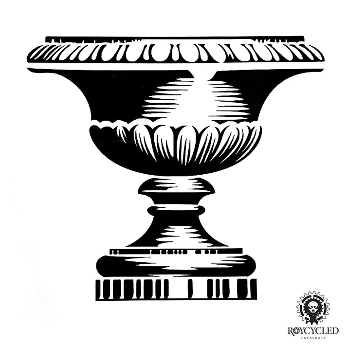 Roycycled Stencil - Urn