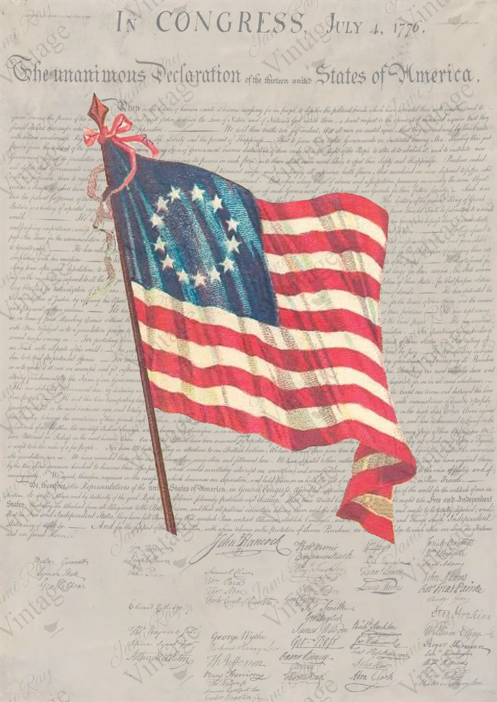 JRV Rice Paper A4 - Patriotic