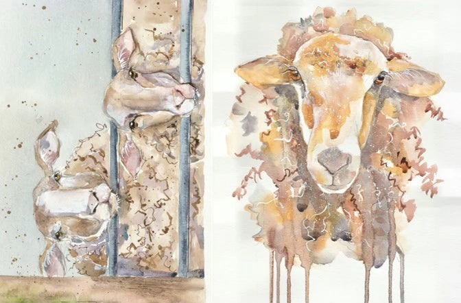 Roycycled Decoupage Paper - Sheep