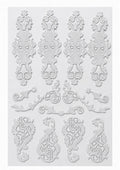 Decoupage Queen - LaBlanche Baroque Scrollwork Embellishment Sticker Sheet
