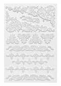 Decoupage Queen - LaBlanche Vintage Border Flourish Embellishment Sticker Sheet