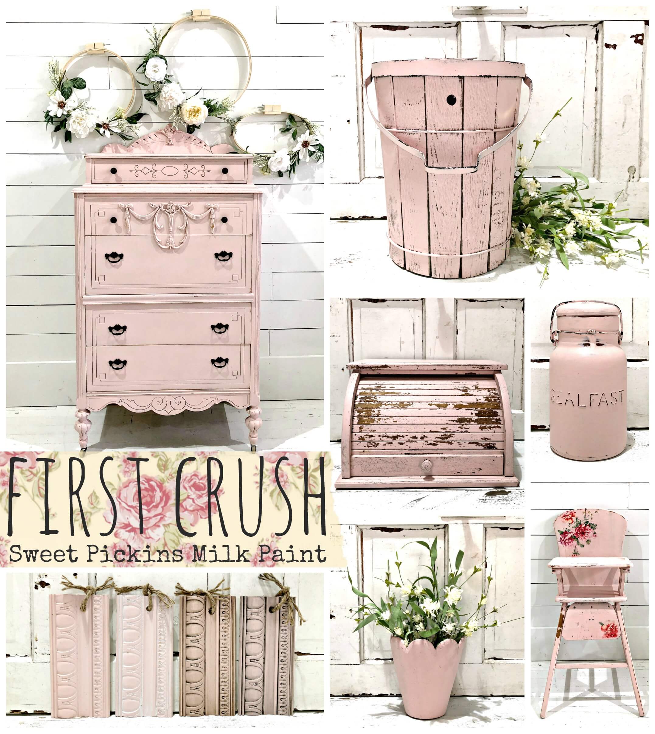Sweet Pickins Milk Paint - First Crush