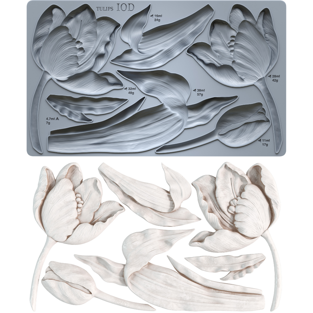 IOD Mould - Tulips