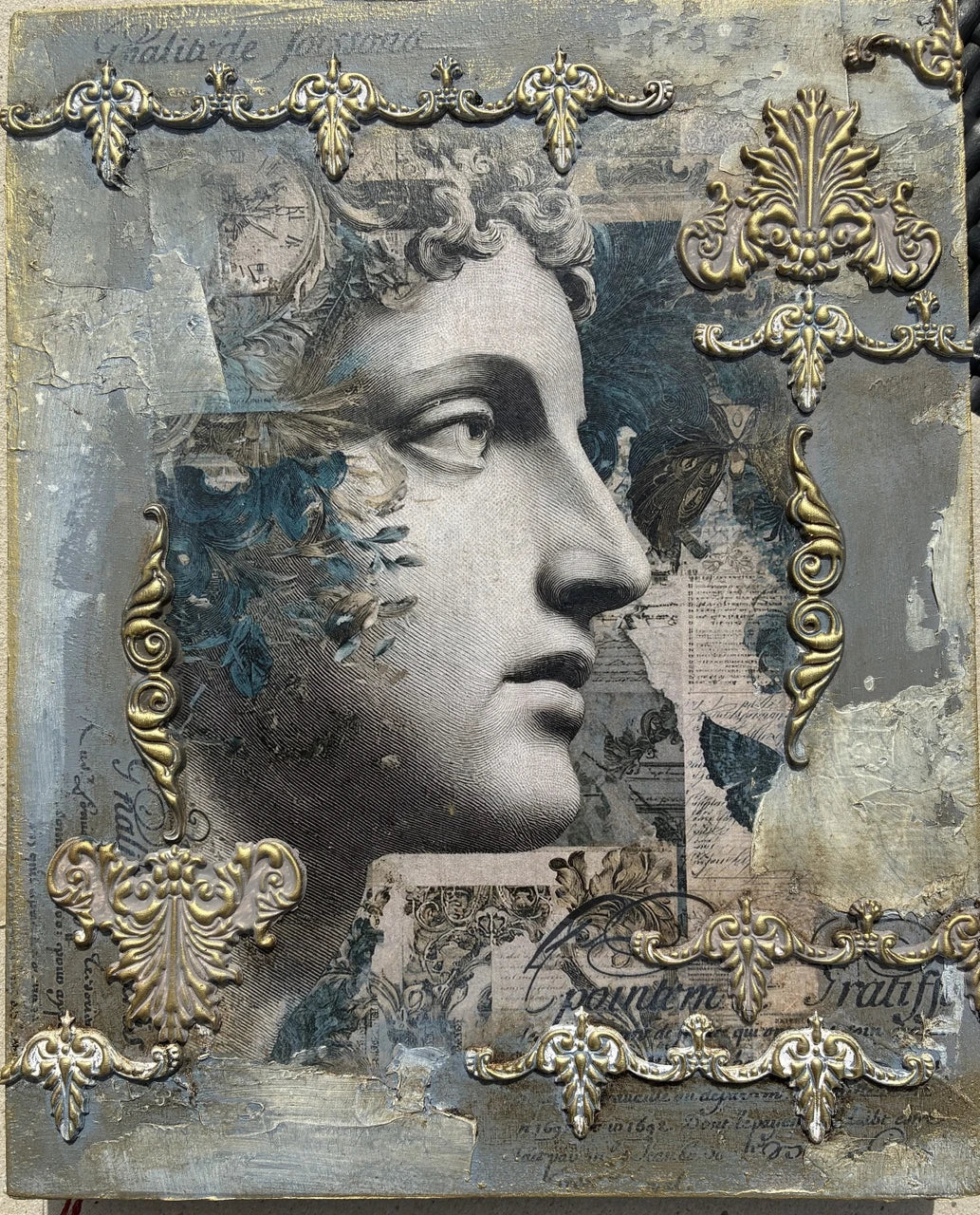 Decoupage Queen - LaBlanche Vintage Border Flourish Embellishment Sticker Sheet