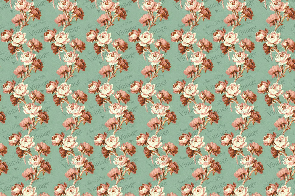 JRV Decoupage Paper - Cottage Floral