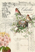 Roycycled Decoupage Paper - Bird Ephemera