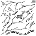 IOD Stamp - Branches & Vines (Retired)