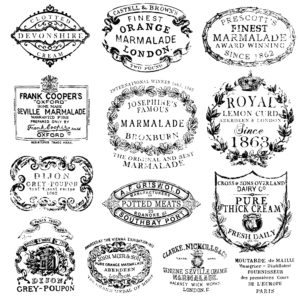 IOD Stamp - Crockery