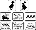 JRV Stencil - Easter Minis