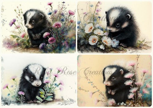 Reba Rose Creations - Baby Skunks
