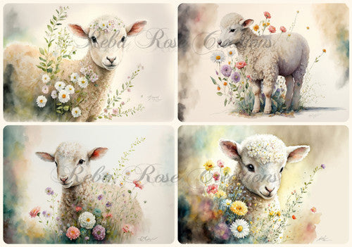 Reba Rose Creations - Baby Lambs