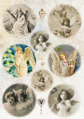 Decoupage Queen Rice Paper A4 - Angel Ornaments