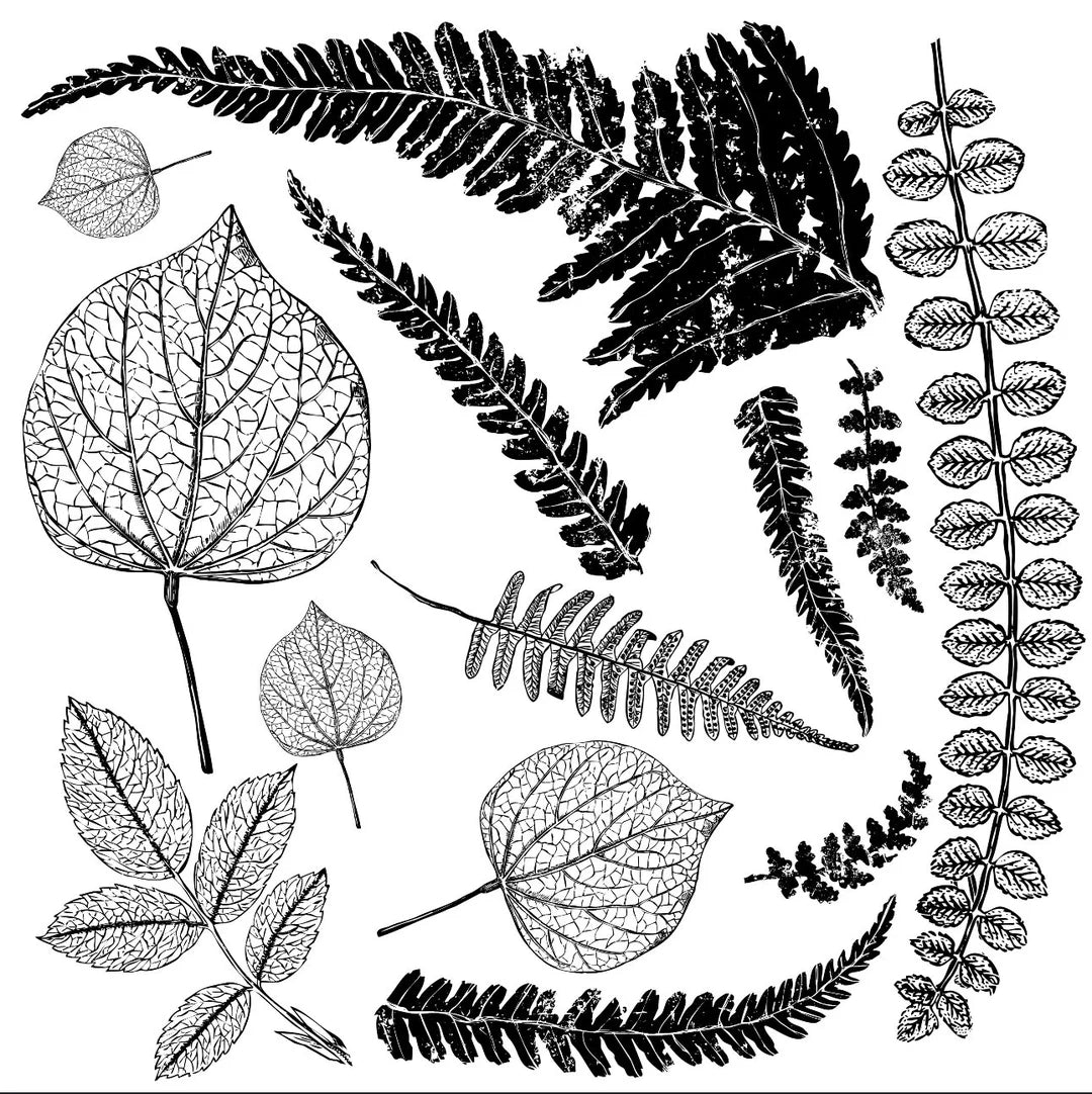 IOD Stamp - Fronds