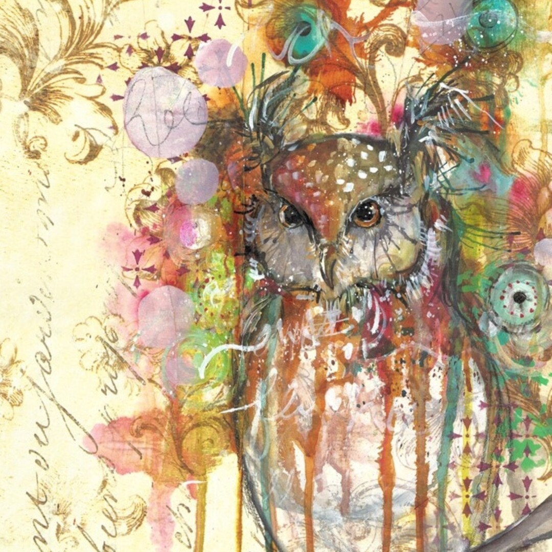 Roycycled Decoupage Paper - The Owl