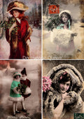 Decoupage Queen Rice Paper A4 - Wandering Winter