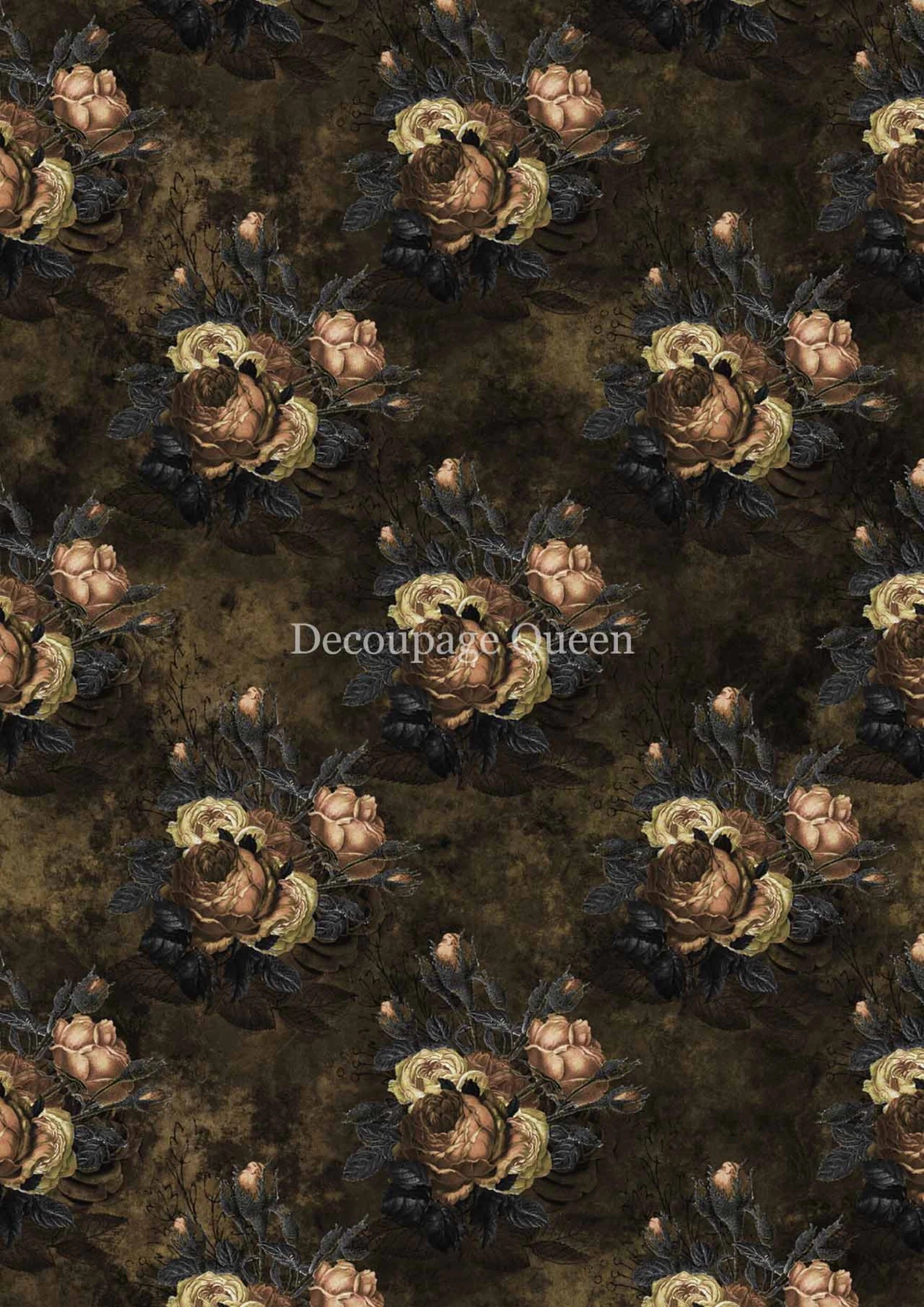 Decoupage Queen Rice Paper A3 - Fall Flowers