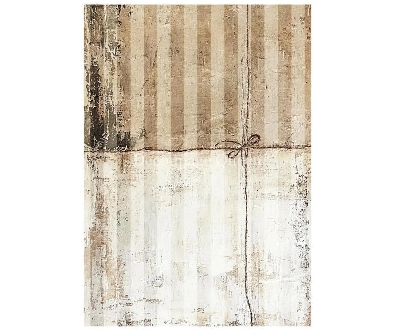 Decoupage Queen Rice Paper A4 - Cottage Stripes