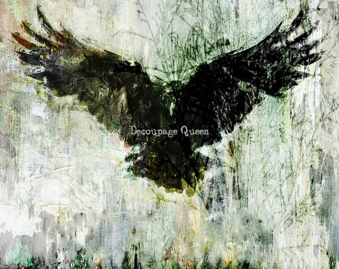 Decoupage Queen Rice Paper - Andy Skinner The Raven Returns