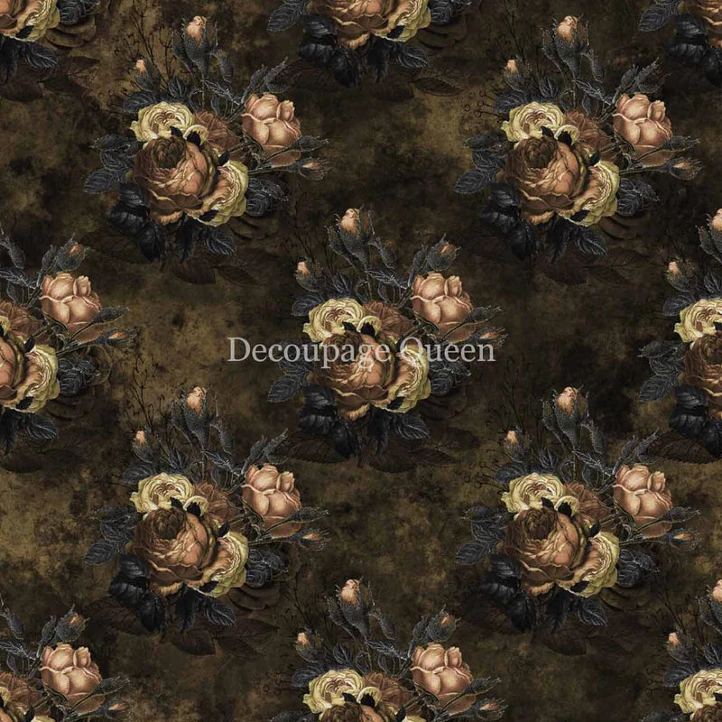 Decoupage Queen Rice Paper A4 - Fall Flowers