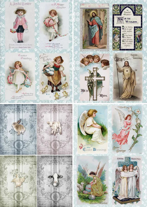 Decoupage Queen Rice Paper A4 - Easter Minis