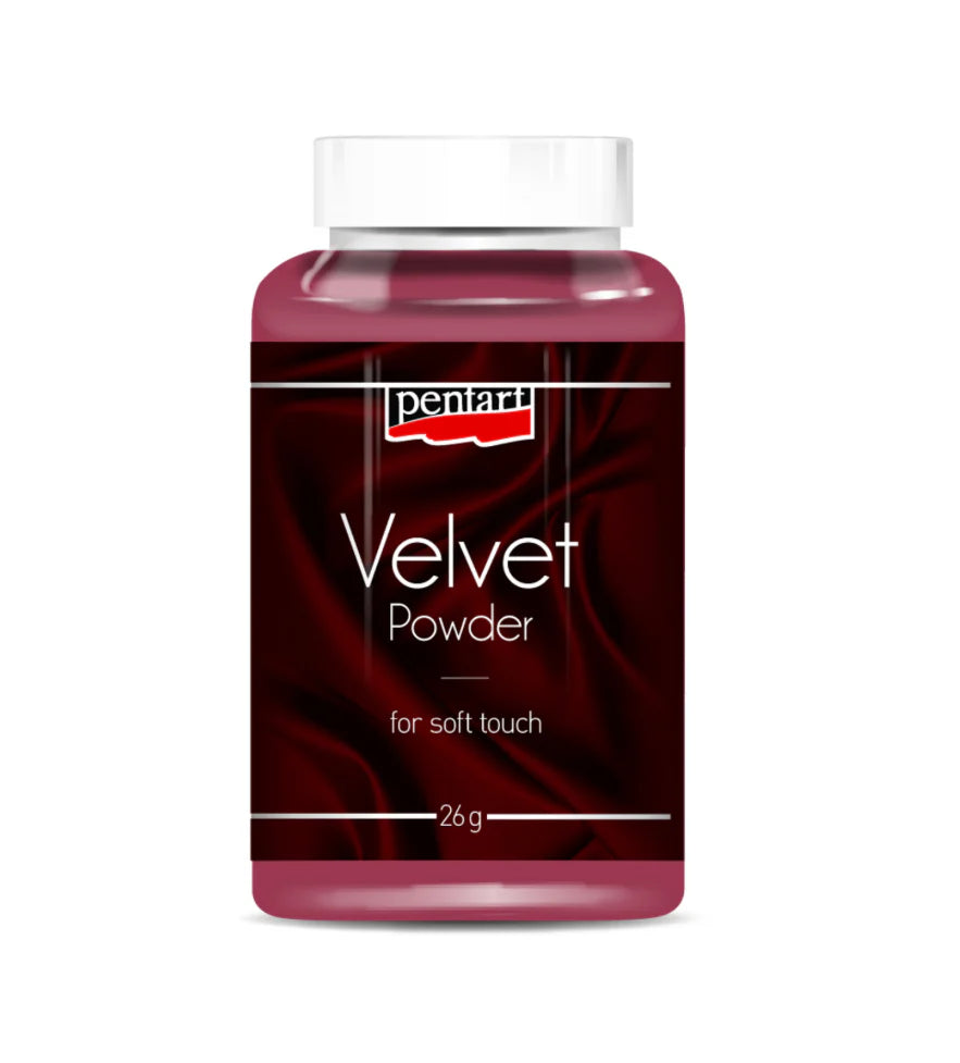Pentart Velvet Powder - Garnet Red