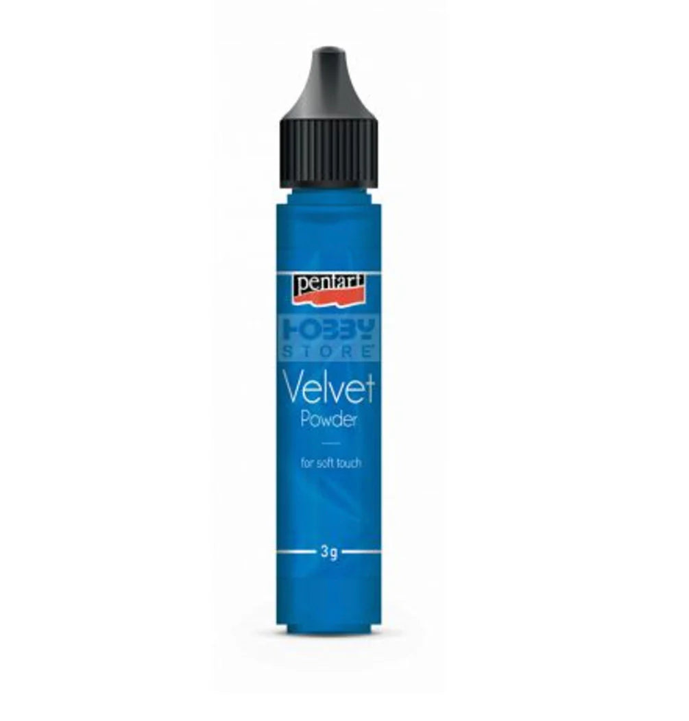 Pentart Velvet Powder Pen - Blue
